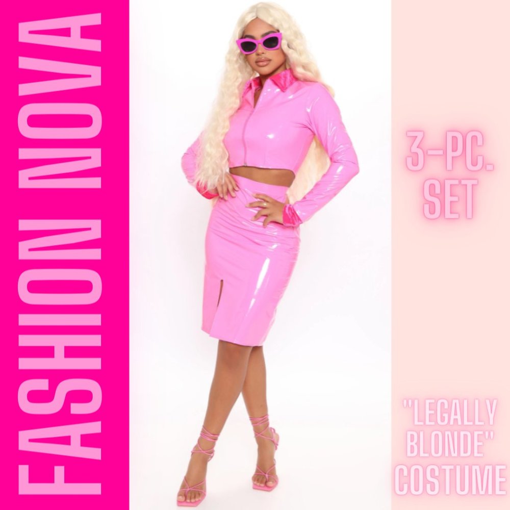 Legal Cute - 3 Piece Costume Set - Pink
